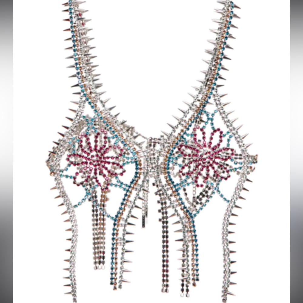 Brand New AREA crystal embellished top!!!! - Picture 2 of 3